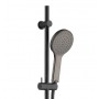 Kaya Rail Shower Matte Black With Gun Metal Head